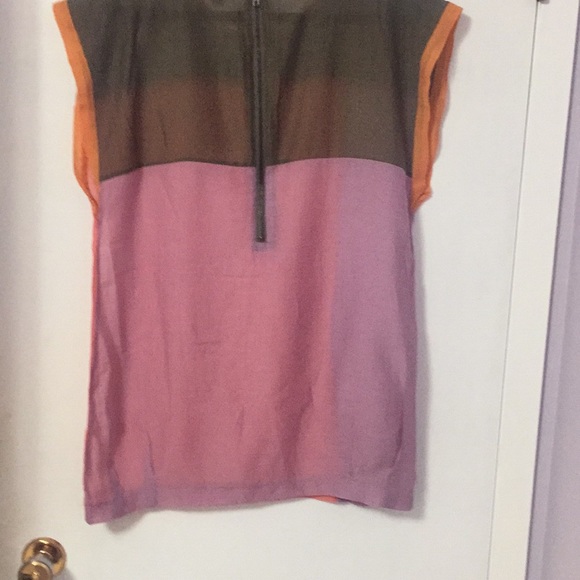 Vero Moda Colour Block Blouse - Picture 4 of 5